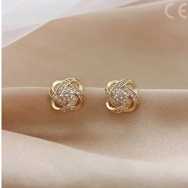 Elegant Spiral Earrings