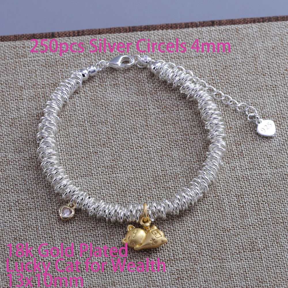 Sterling Silver Love Bracelets
