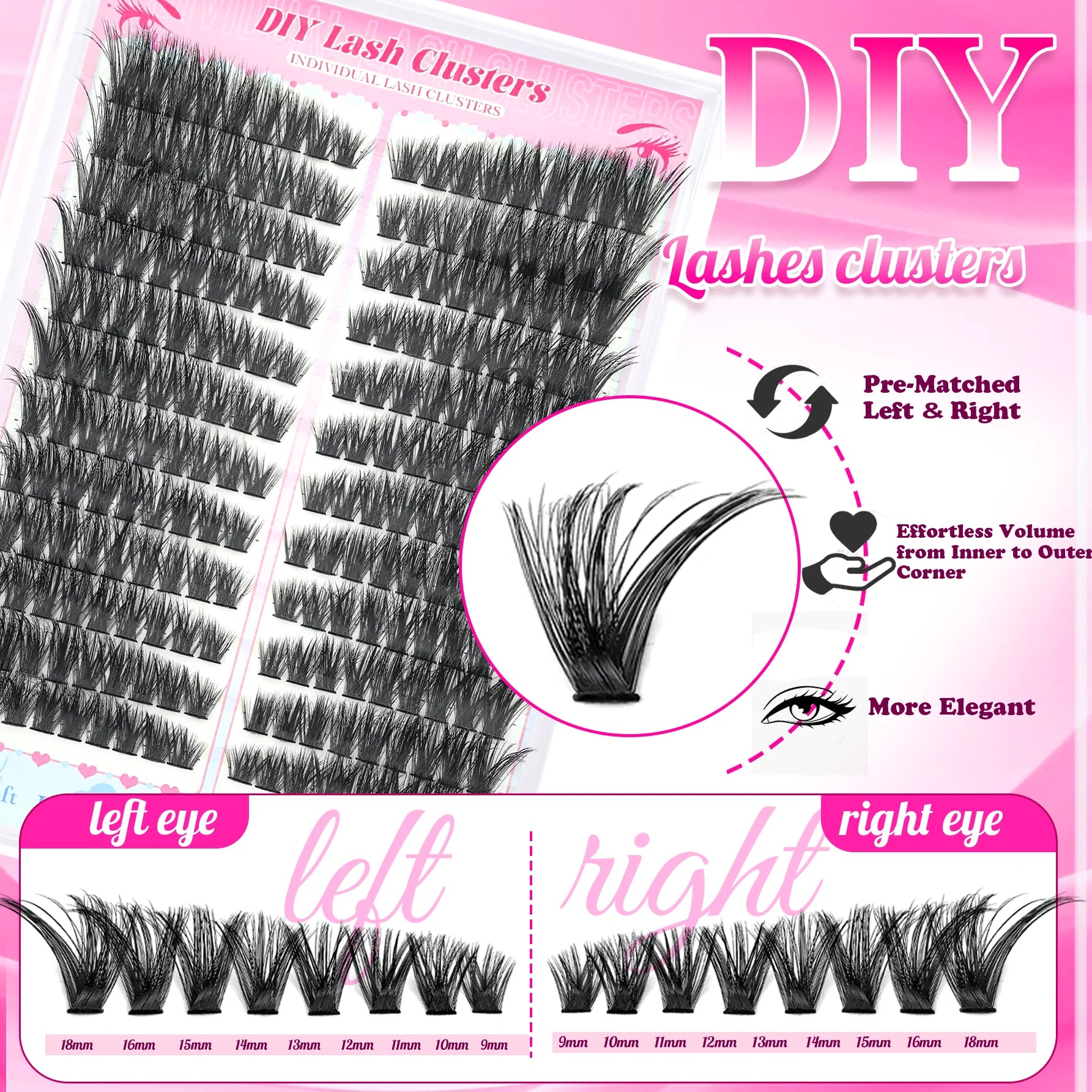 Wispy False Eyelashes