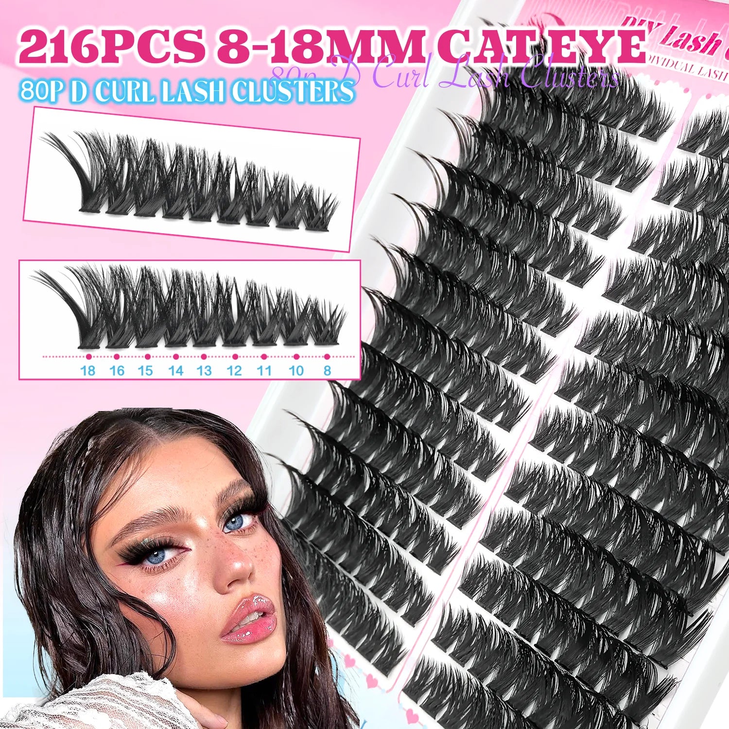 Wispy False Eyelashes