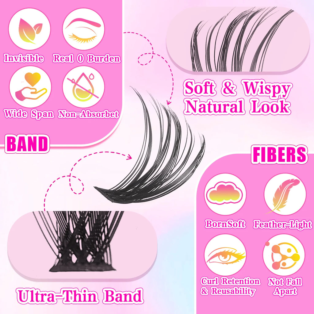 Wispy False Eyelashes