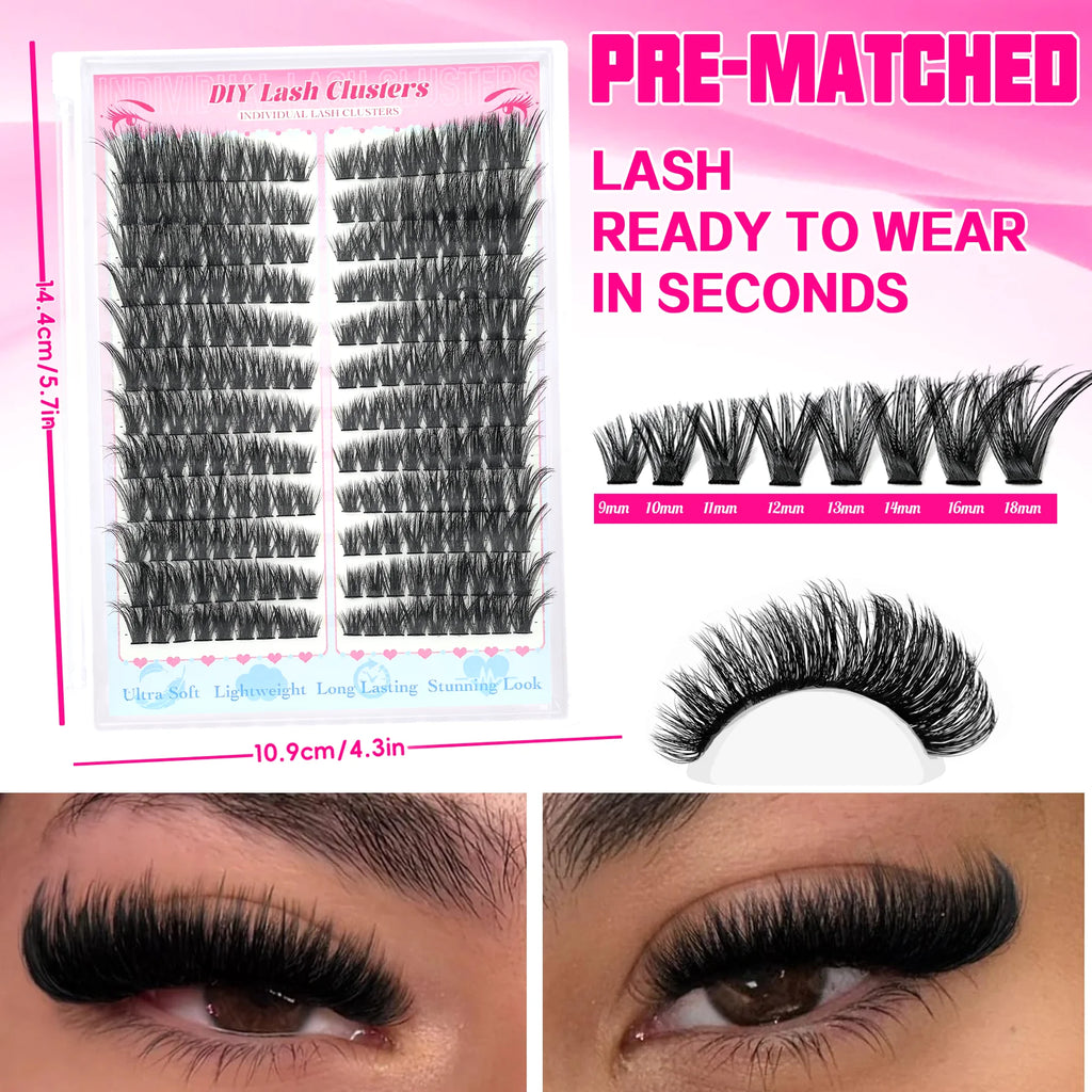 Wispy False Eyelashes