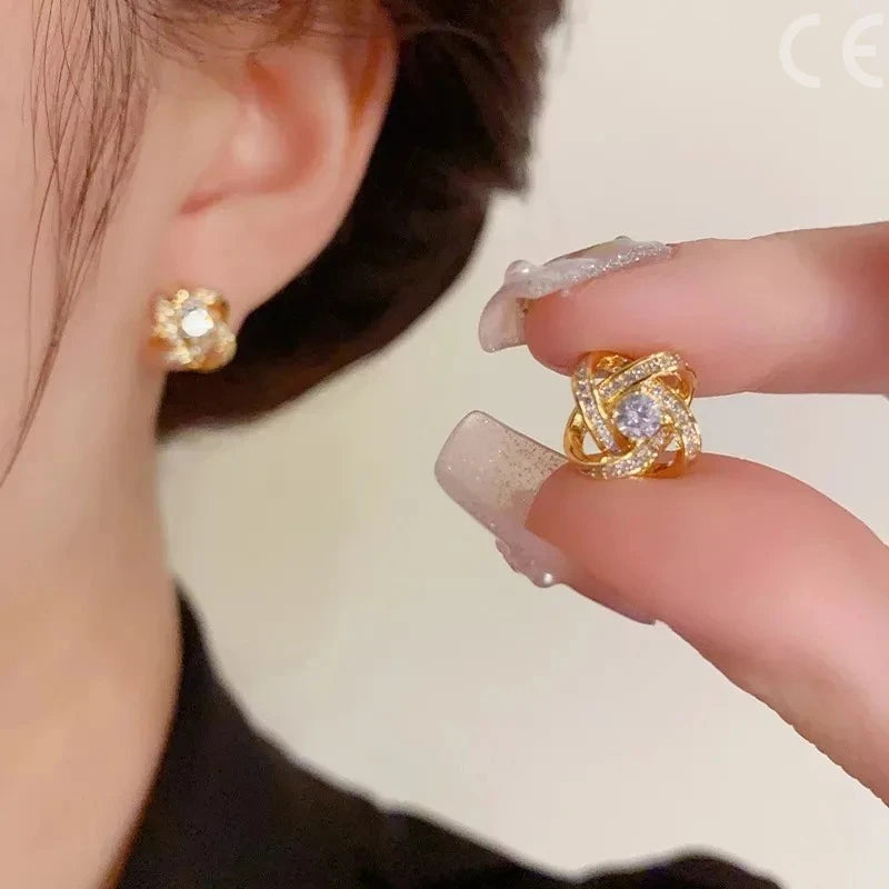 Elegant Spiral Earrings